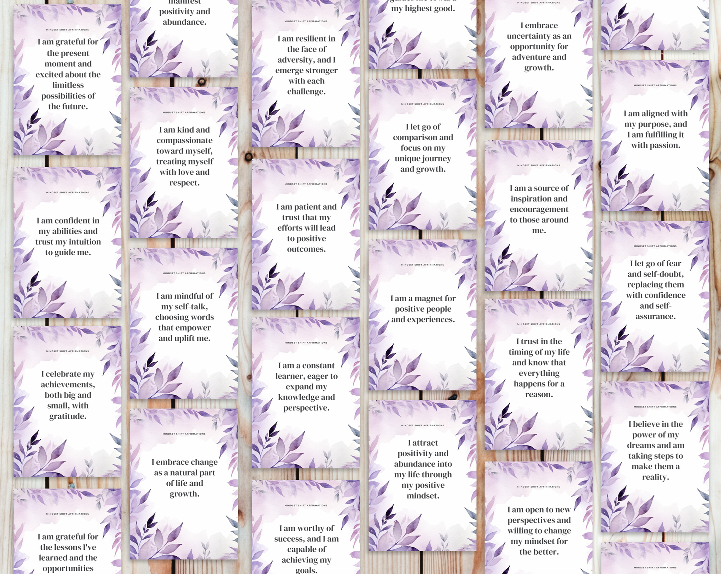 Mindset Shift Affirmation Cards
