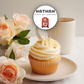 80th Birthday Cupcake Toppers Man