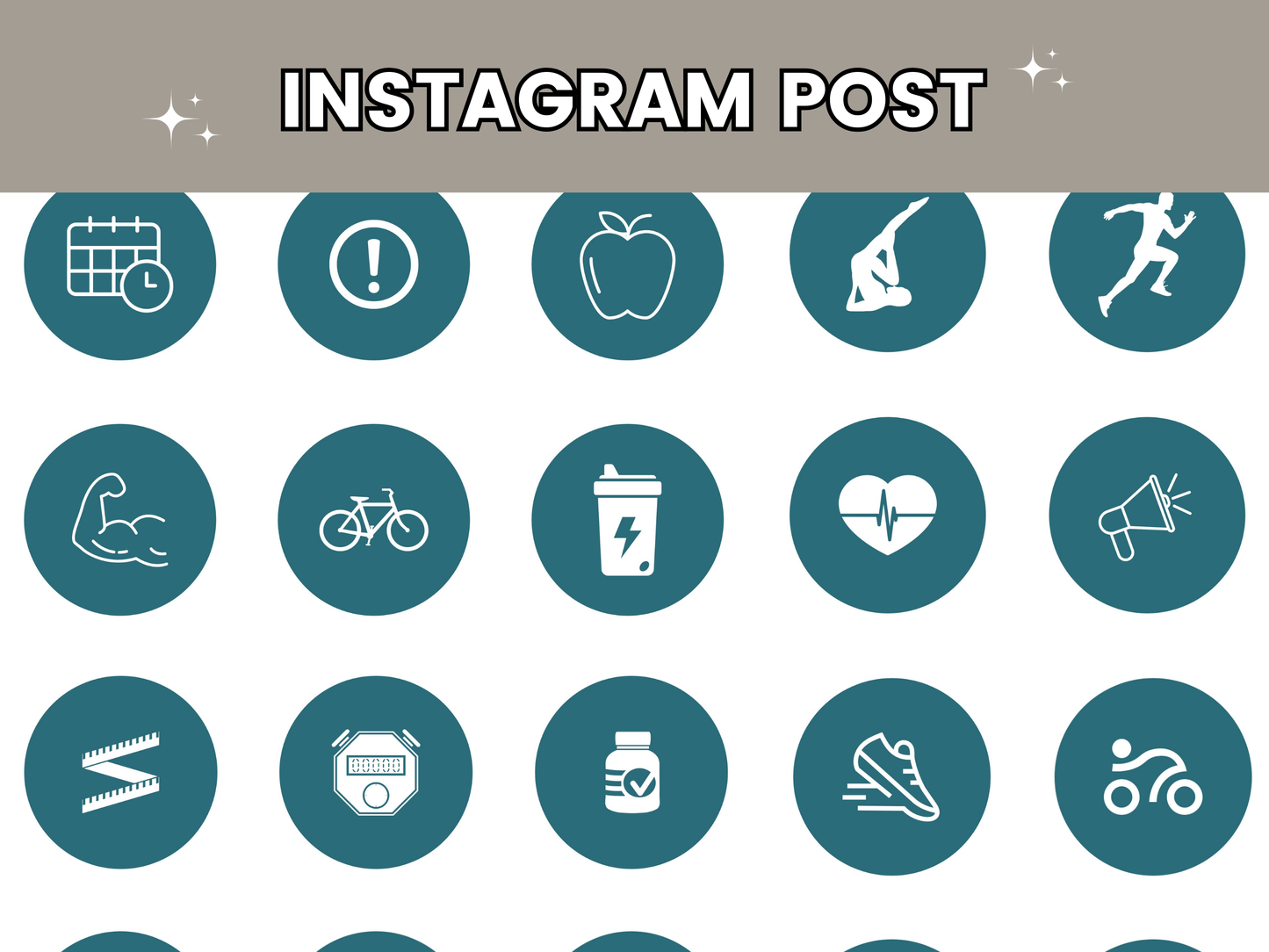 Fitness Instagram Highlight Covers