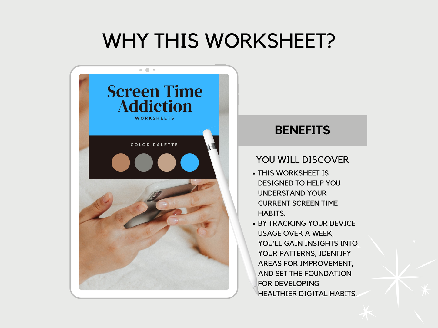 Screen Time Addiction Worksheet