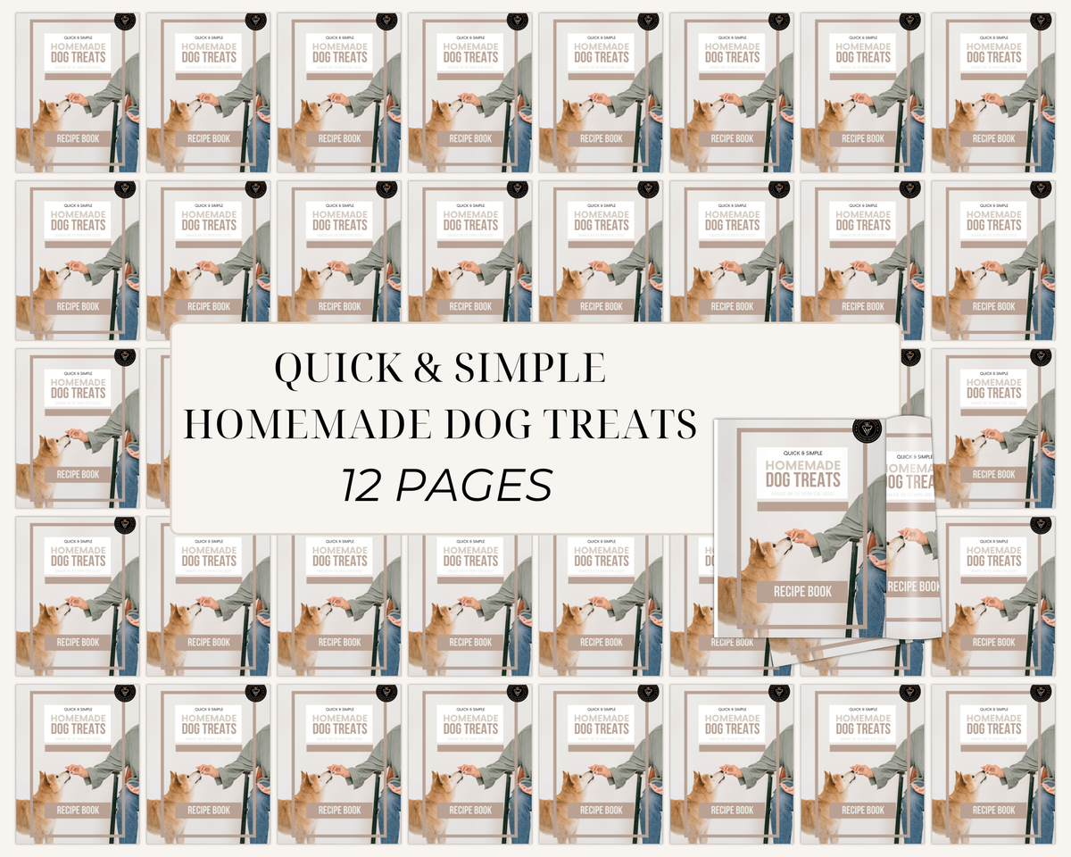 Homemade Dog Treats Recipe Book