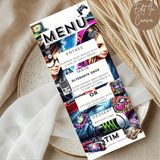 12th Birthday Menu Male