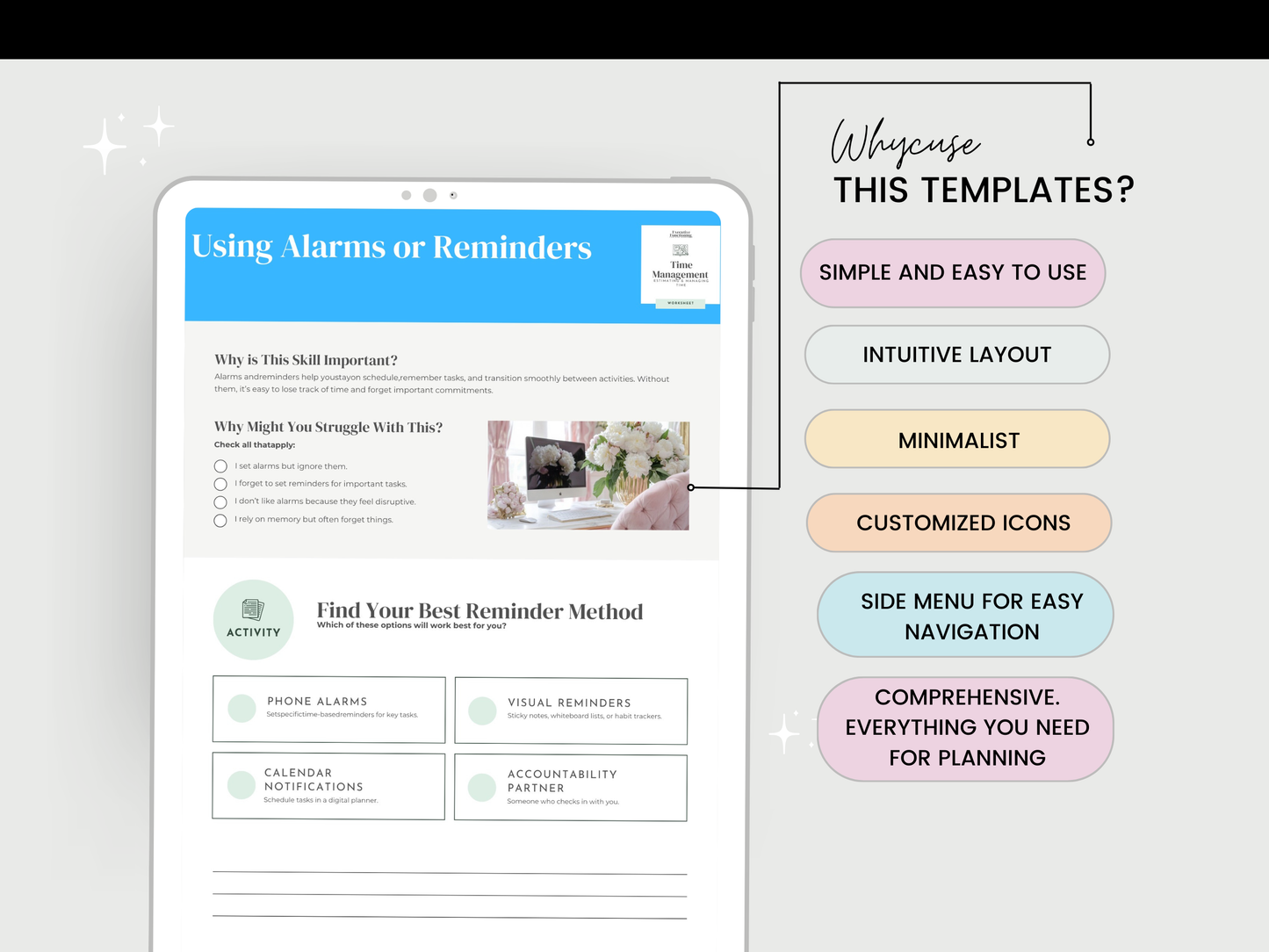 Using Alarms or Reminders