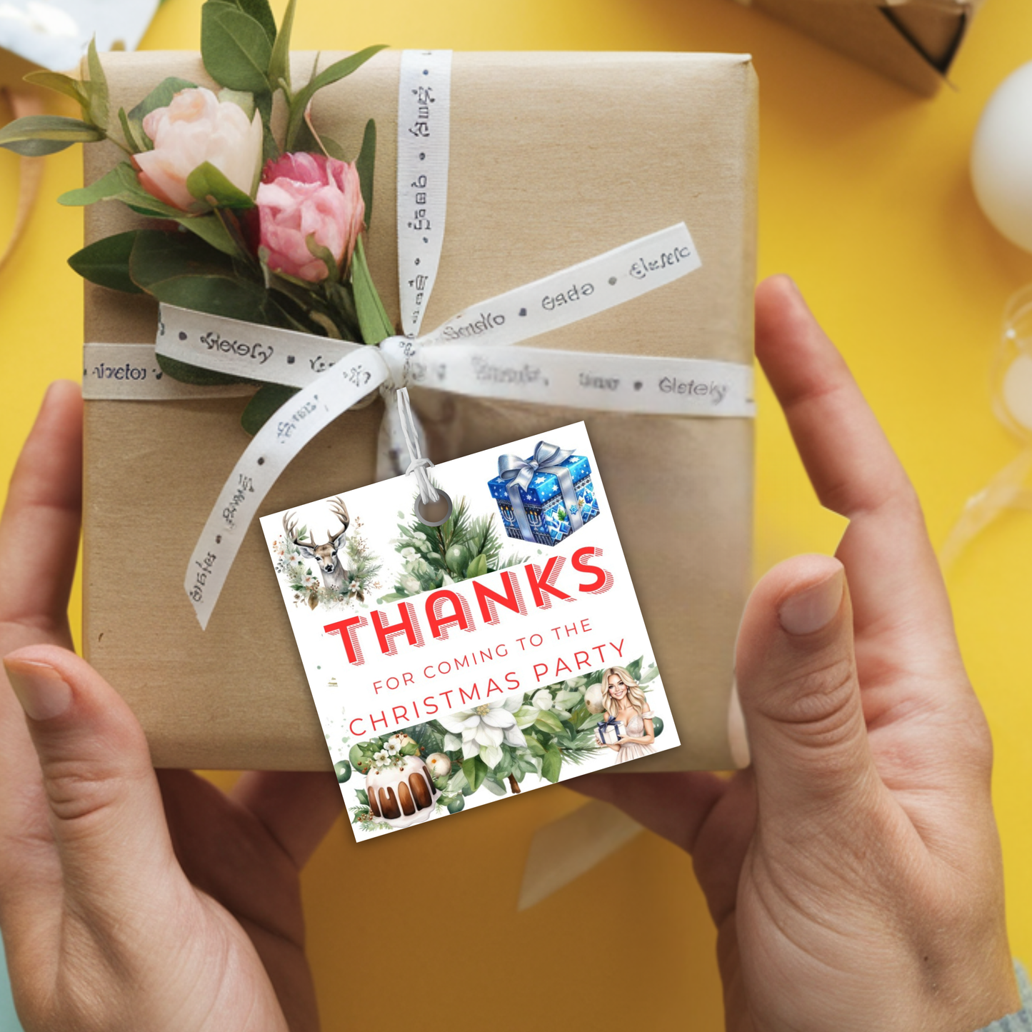 Christmas Thank You Tag