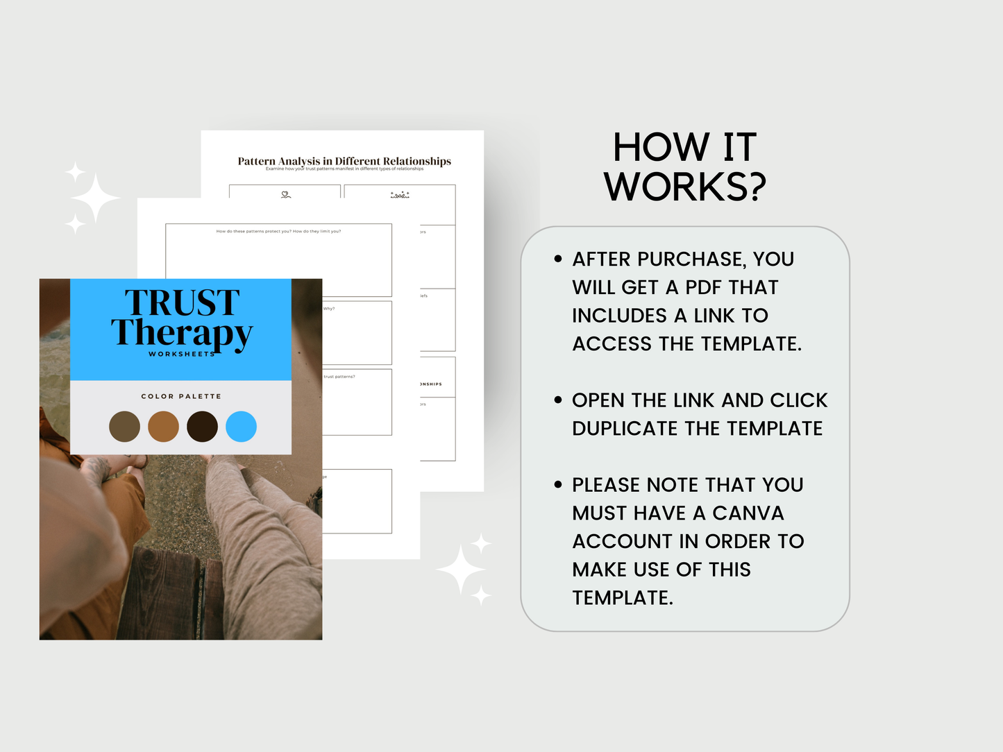 Trust Therapy Worksheets