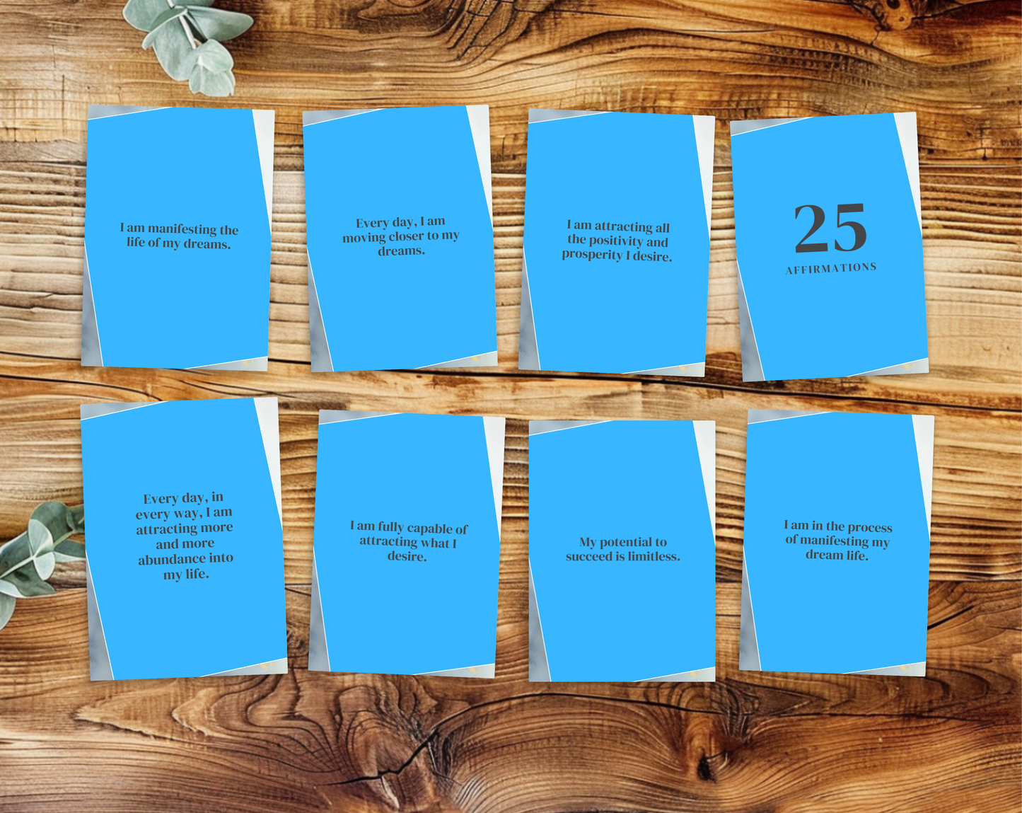 25 Manifestation Affirmation Cards
