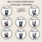 9th Birthday Cupcake Toppers Boy