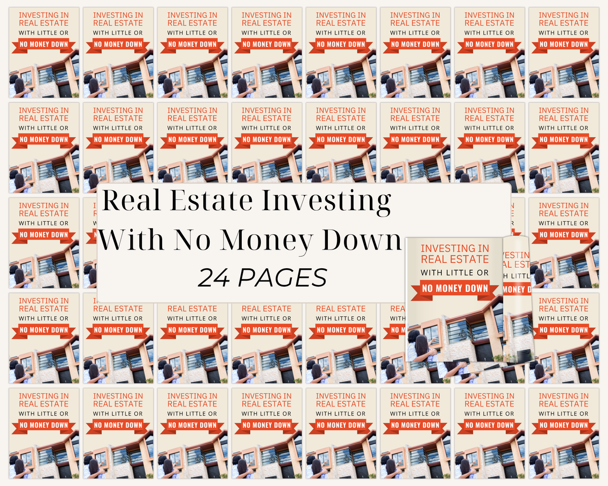 Real Estate Investing With No Money Down