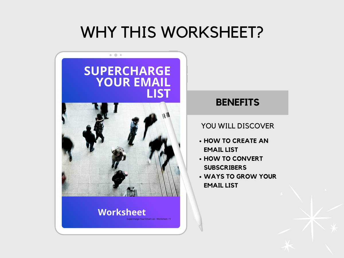 Email Marketing Worksheet