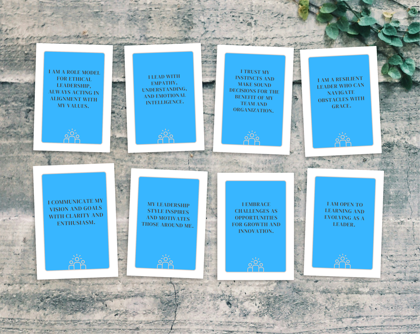 30 Business Leadership Affirmation Cards