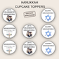 Hanukkah Cupcake Toppers