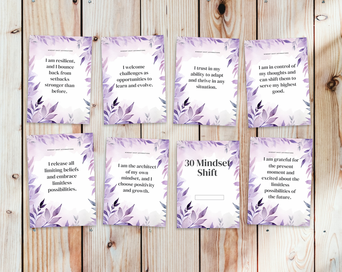 Mindset Shift Affirmation Cards