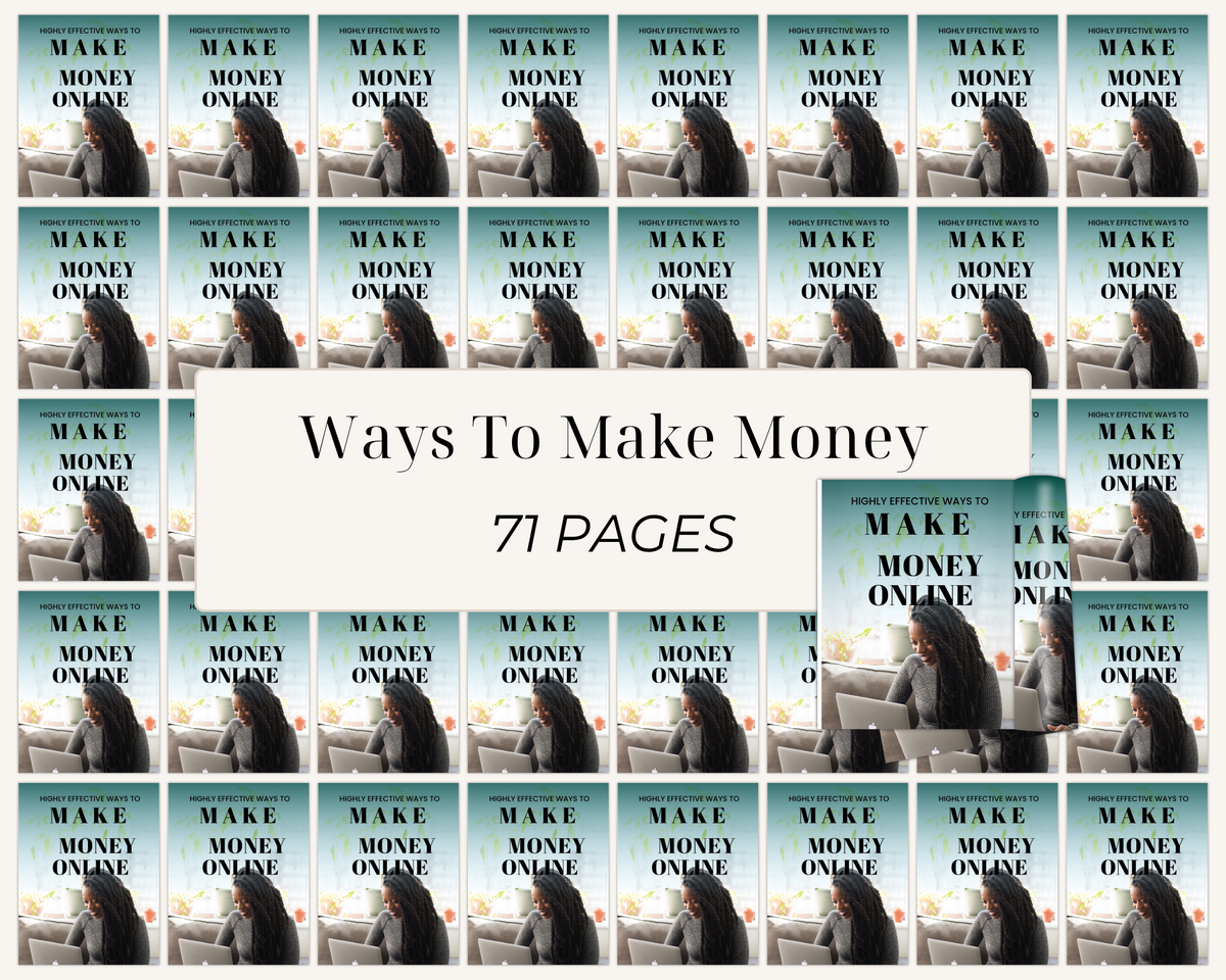 Ways To Make Money