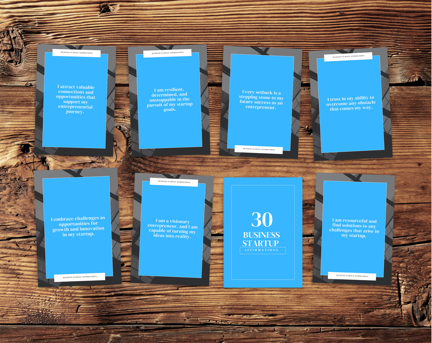 30 Business Startup Affirmation Cards
