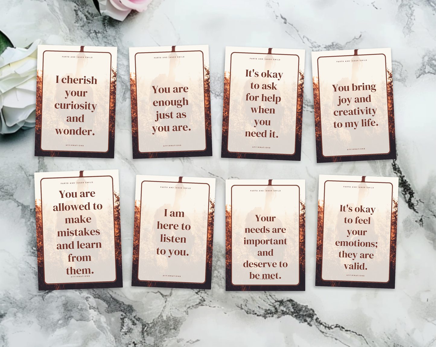 35 Parts and Inner Child Affirmation Cards