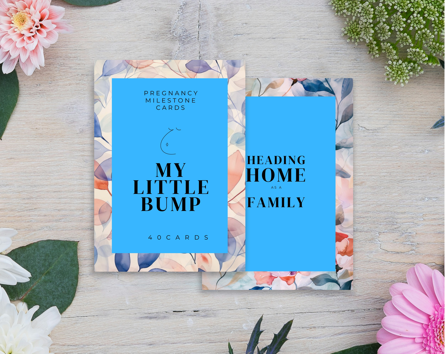 40 Pregnancy Milestone Cards