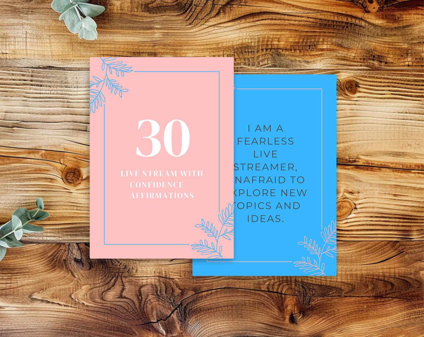 30 Streamer Affirmation Cards