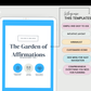 The Garden of Affirmations Worksheets