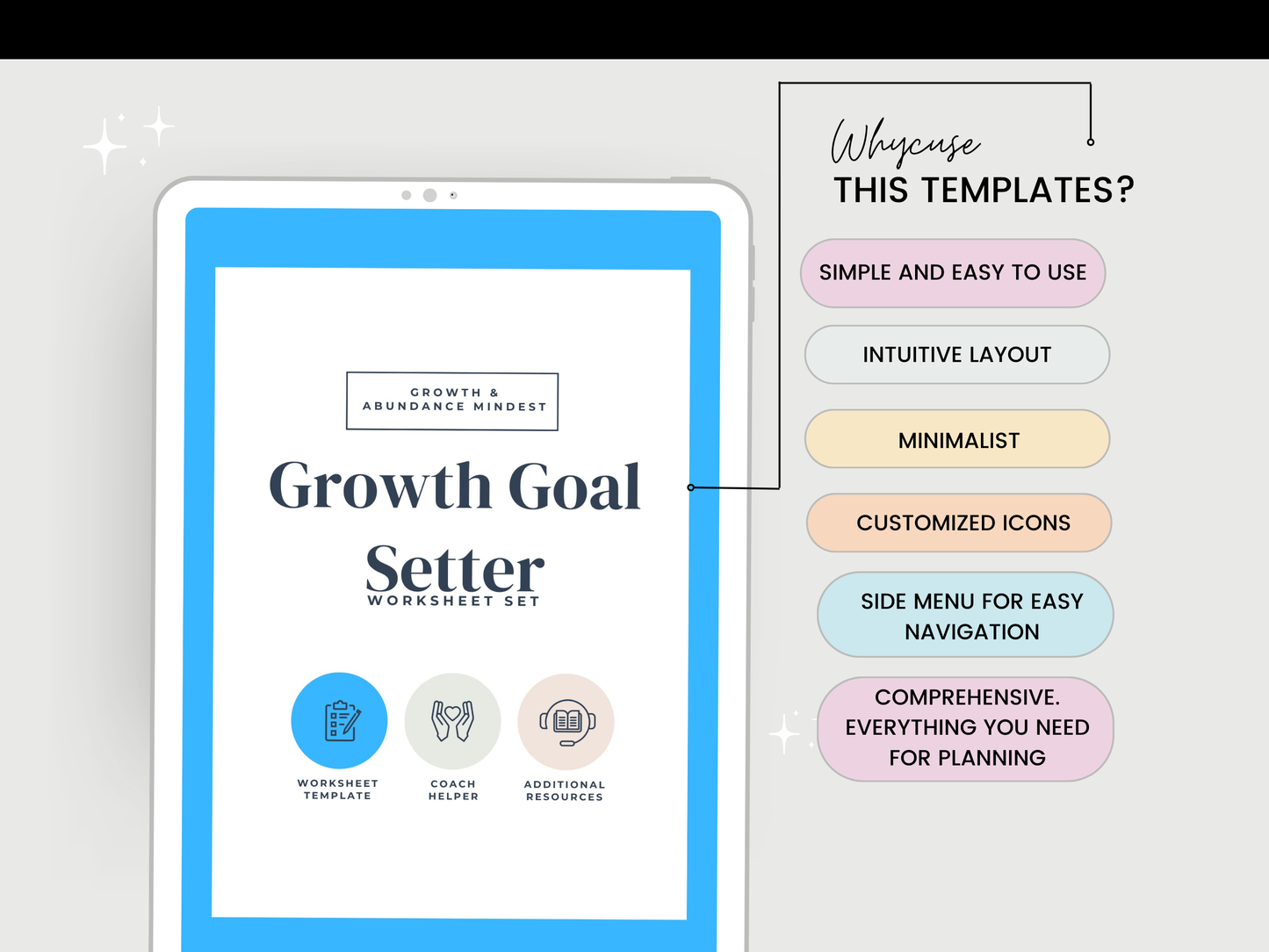 Growth Goal Setter Worksheets
