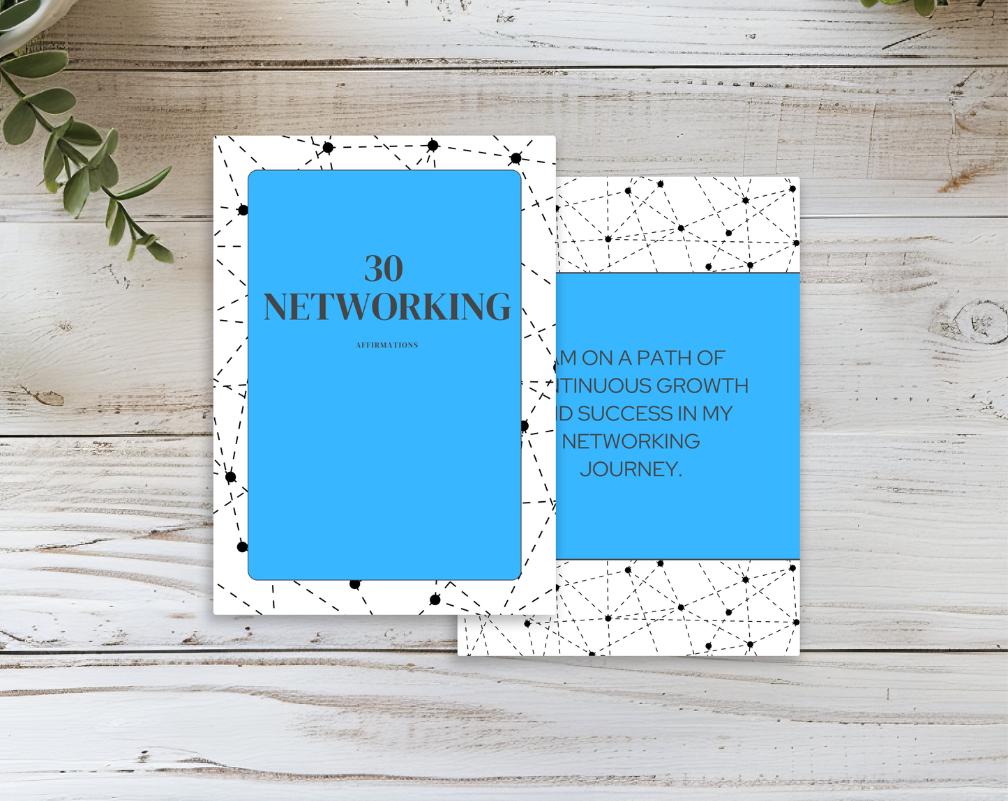 30 Networking Affirmation Cards