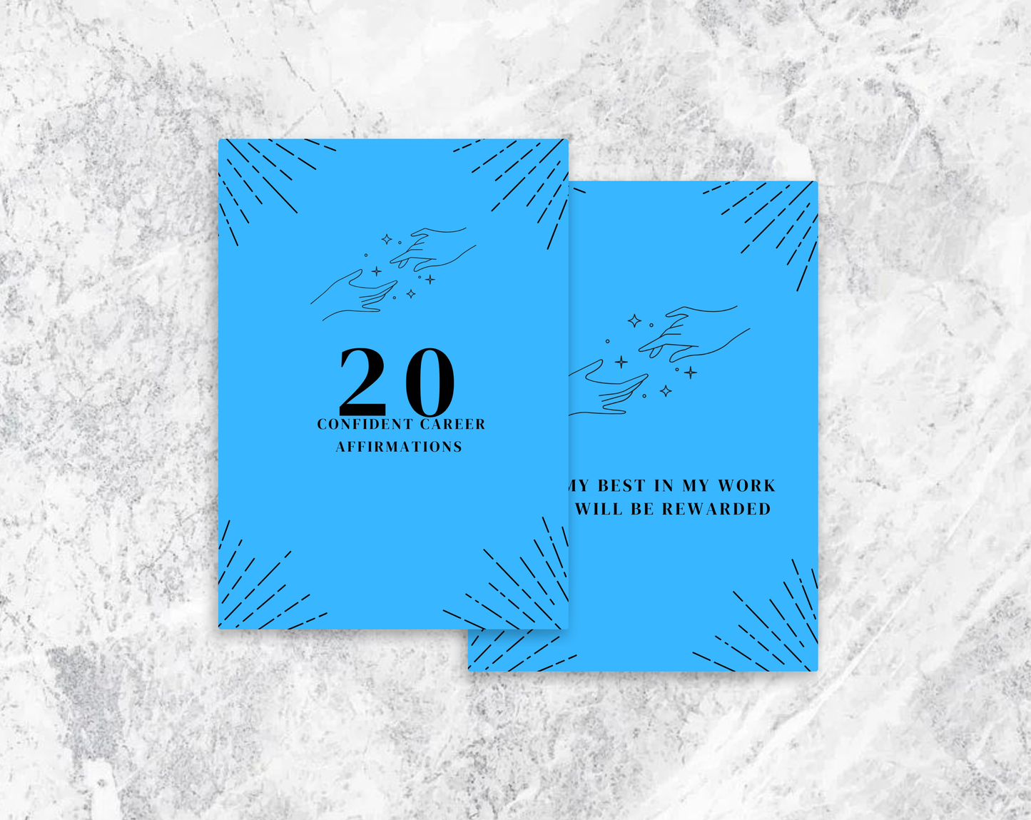 20 Confident Career Affirmation Cards