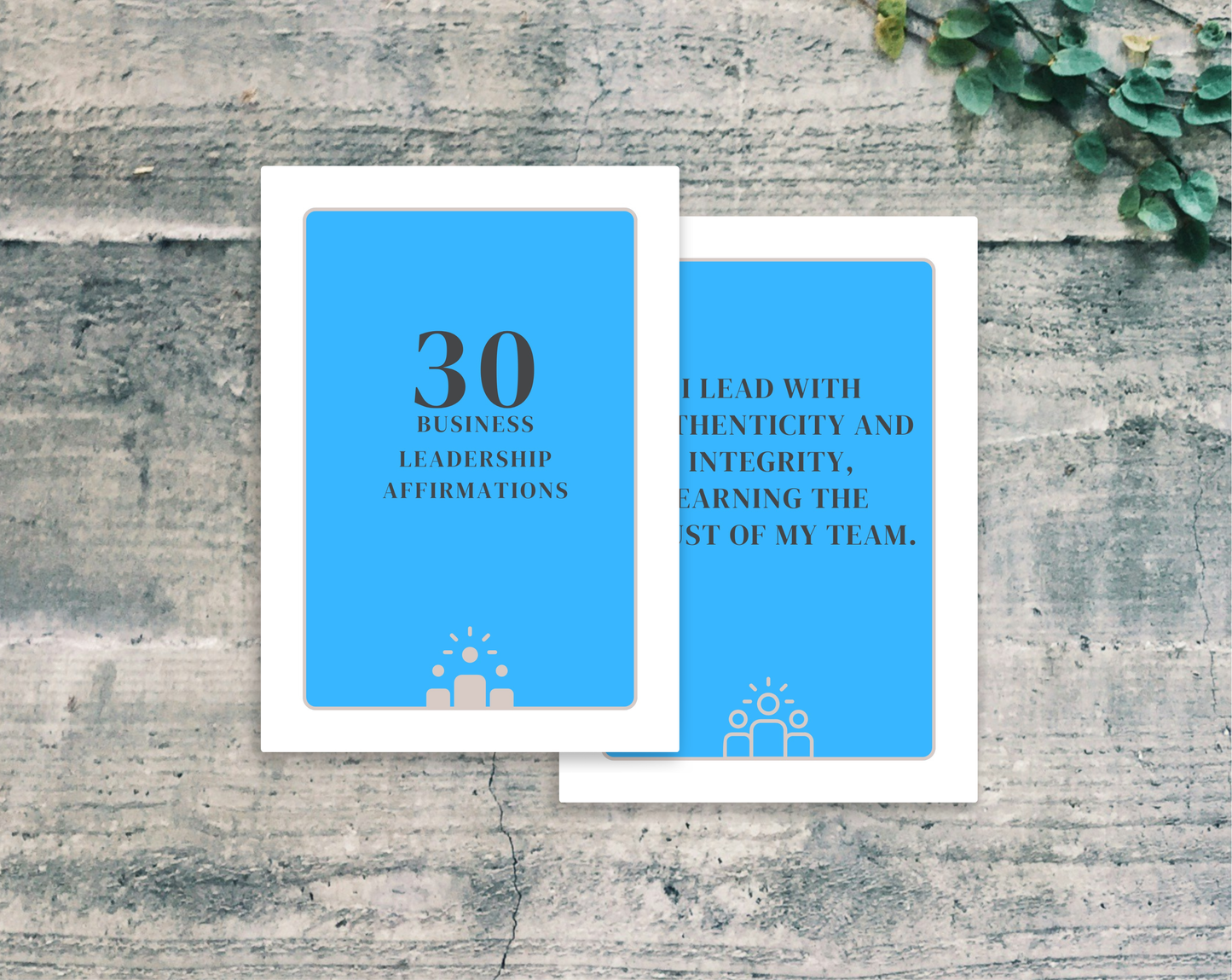 30 Business Leadership Affirmation Cards