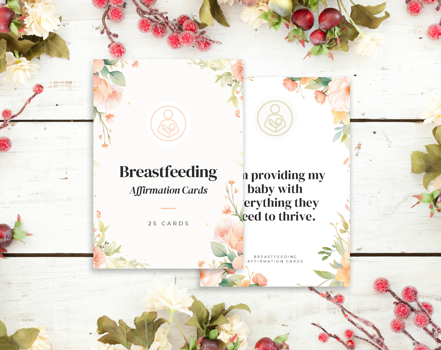 25 Breastfeeding Affirmation Cards