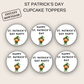 St Patrick's Day Cupcake Toppers