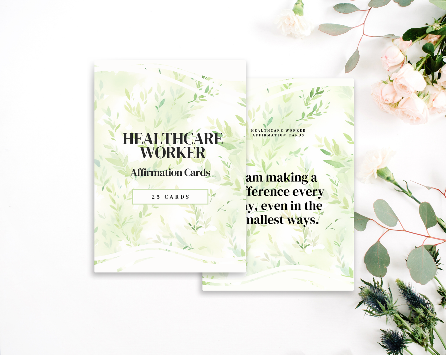 25 Healthcare Worker Affirmation Cards