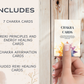 30 Chakra Affirmation Cards