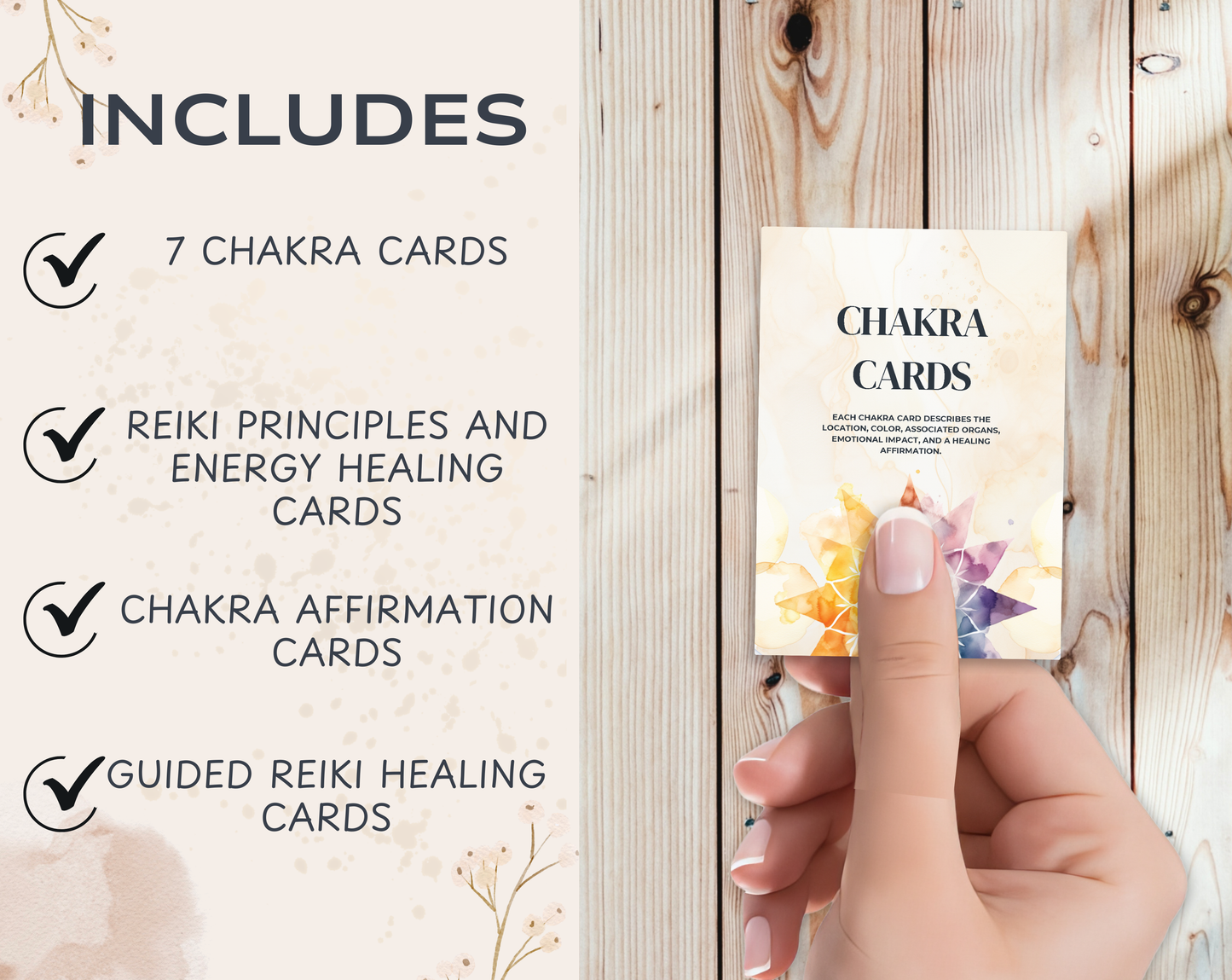 30 Chakra Affirmation Cards