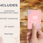 30 Streamer Affirmation Cards
