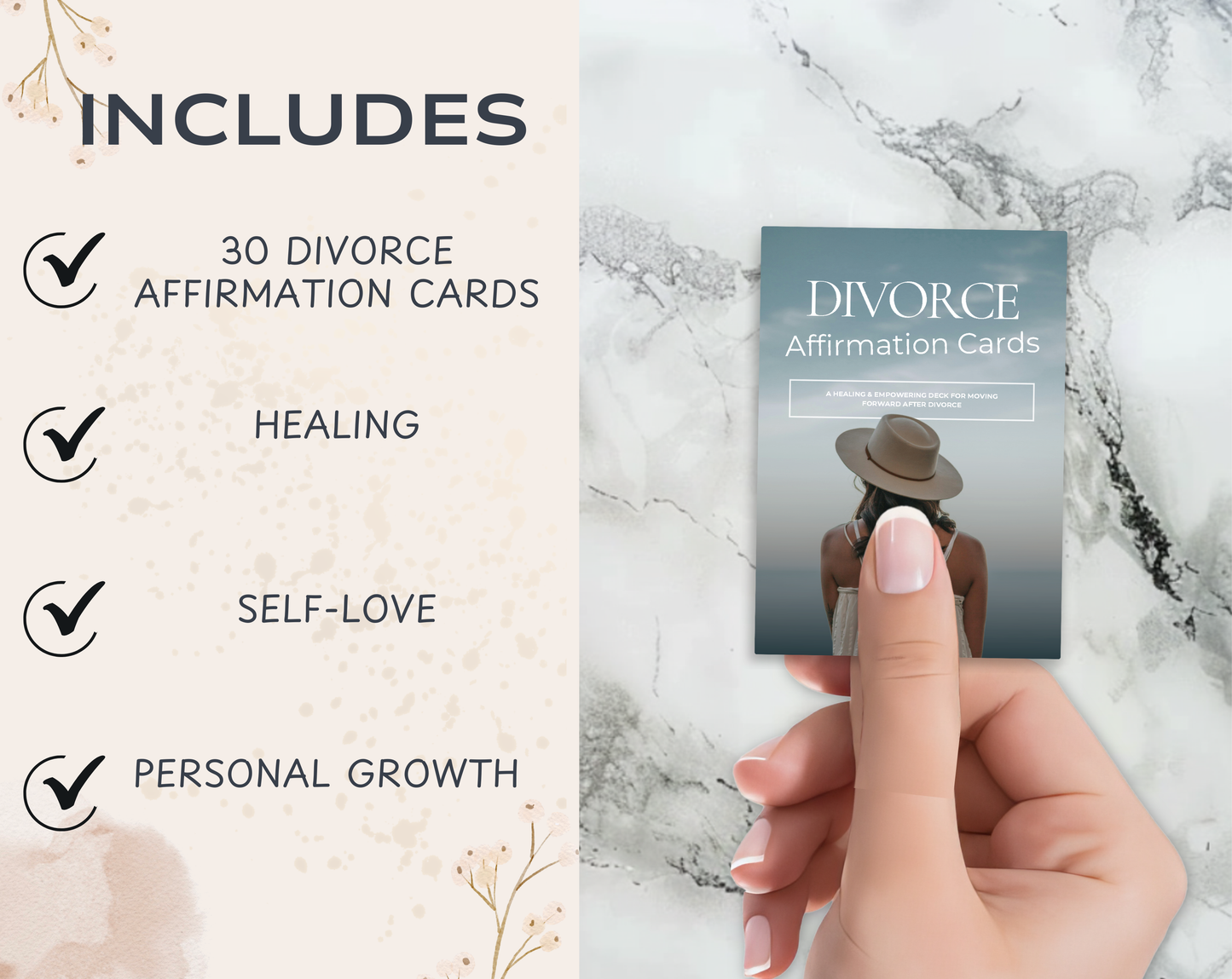 30 Divorce Affirmation Cards