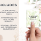 25 Healthcare Worker Affirmation Cards