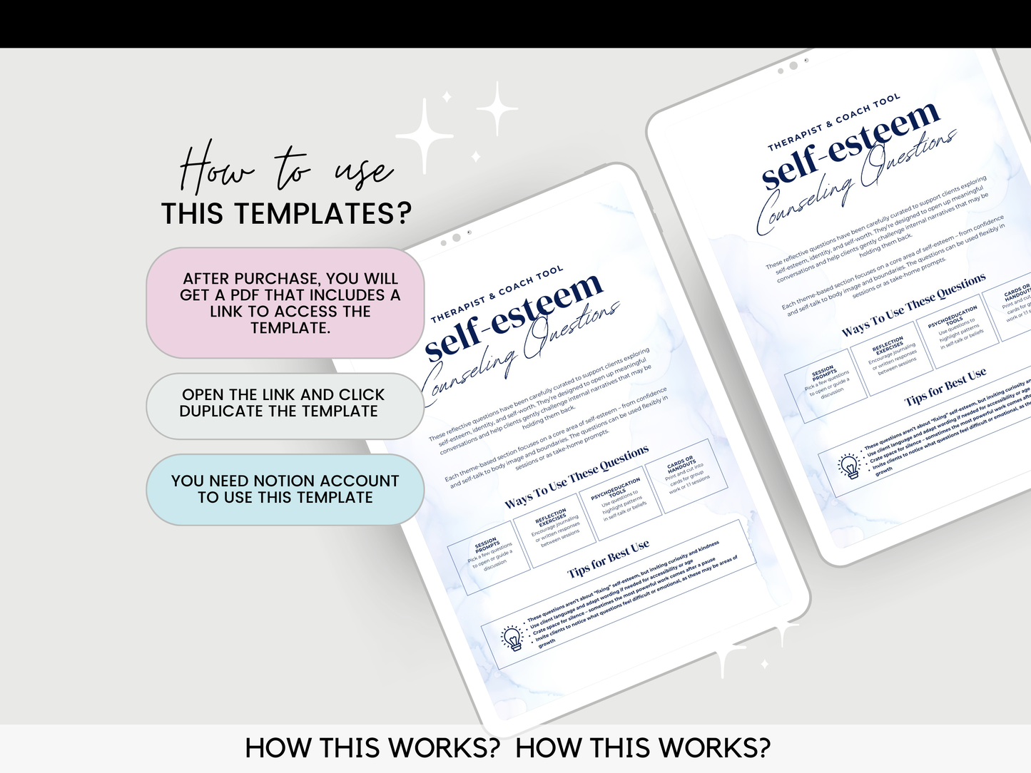 Self-Esteem Counselling  Questions