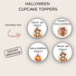 Halloween Cupcake Toppers