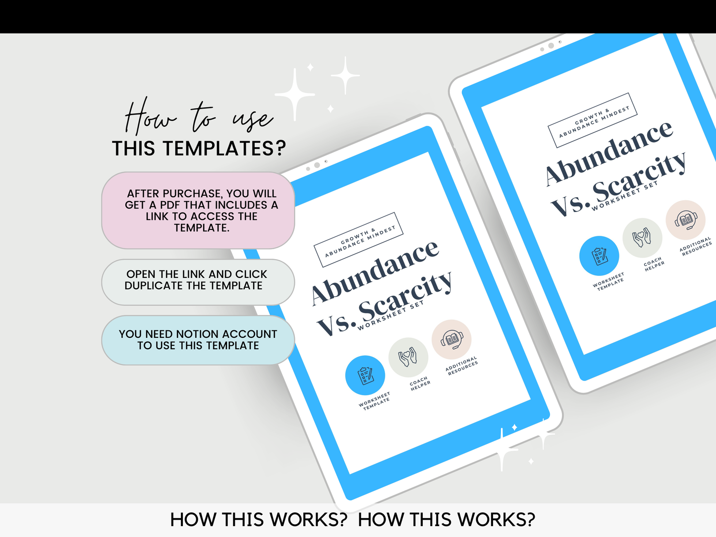 Abundance V Scarcity Worksheets