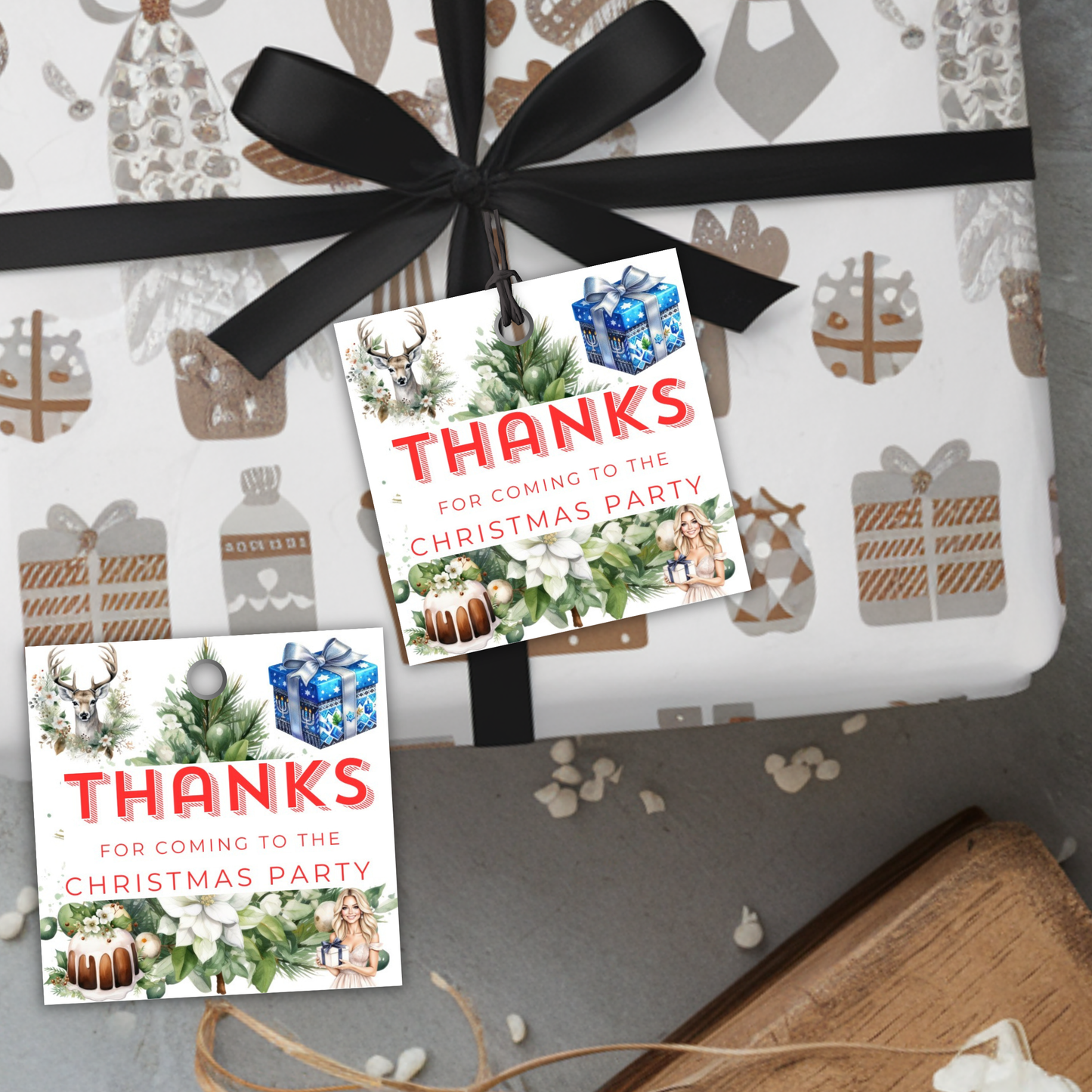 Christmas Thank You Tag