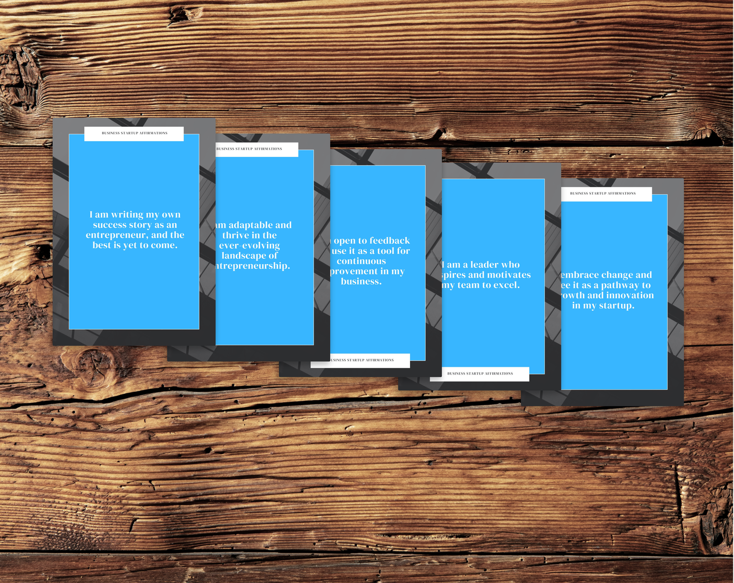 30 Business Startup Affirmation Cards
