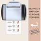 Baptism Cupcake Topper Boy