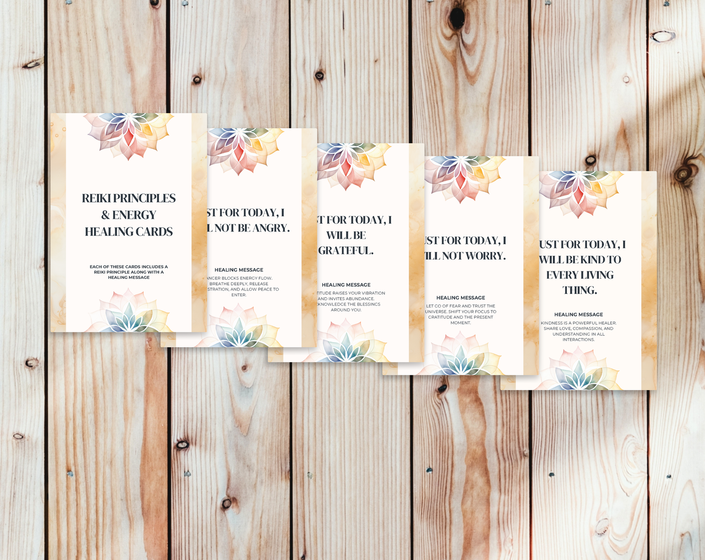 30 Chakra Affirmation Cards