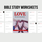 Great Commandment Bible Study Worksheet