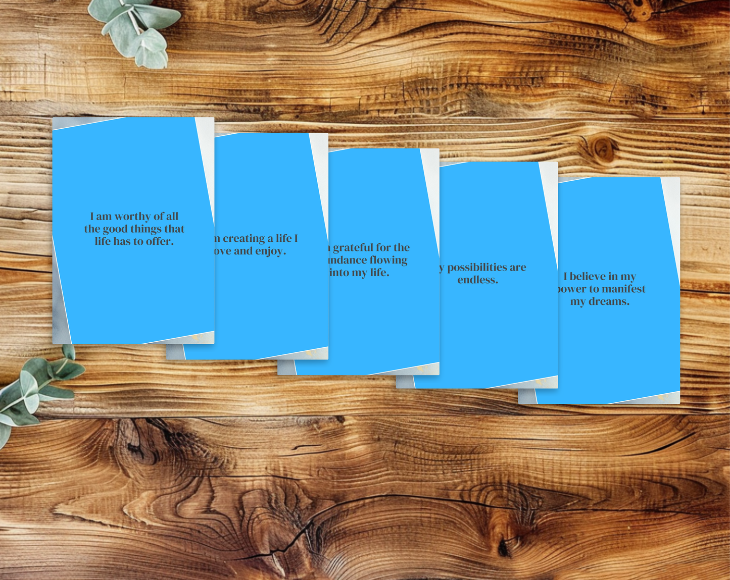 25 Manifestation Affirmation Cards