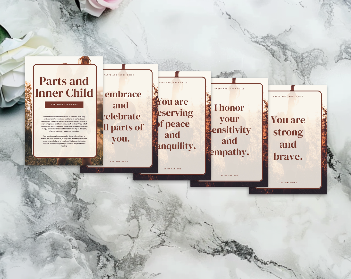 35 Parts and Inner Child Affirmation Cards