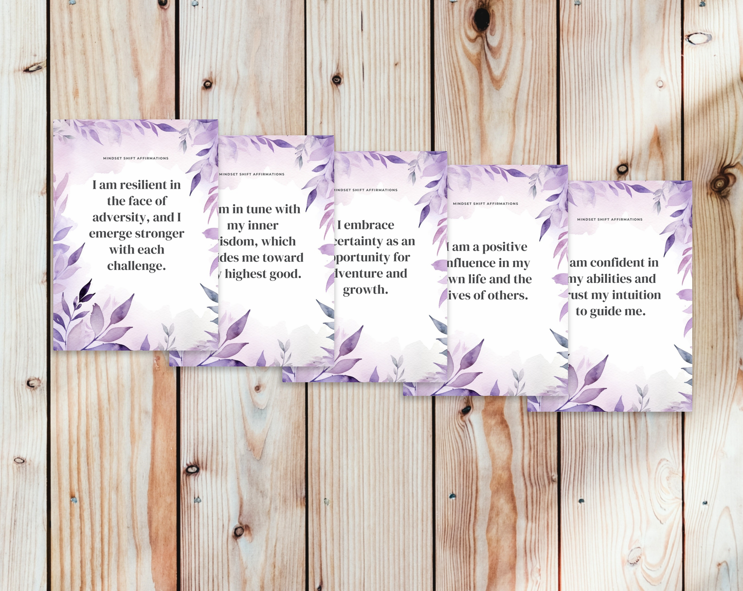Mindset Shift Affirmation Cards