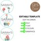 1st Birthday Cupcake Toppers Girl
