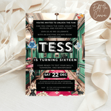 16th Birthday invitation