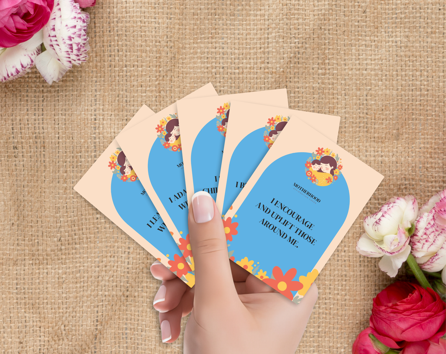 55 Motherhood Affirmation Cards