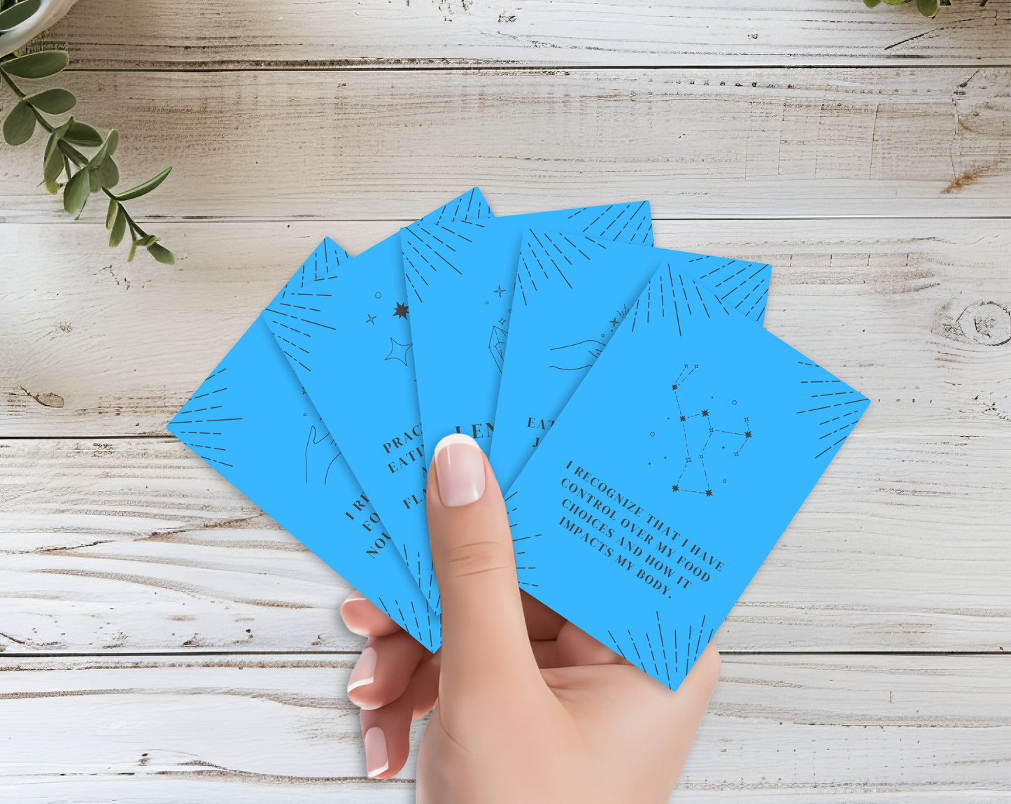 30 Mindful Eating Affirmation Cards