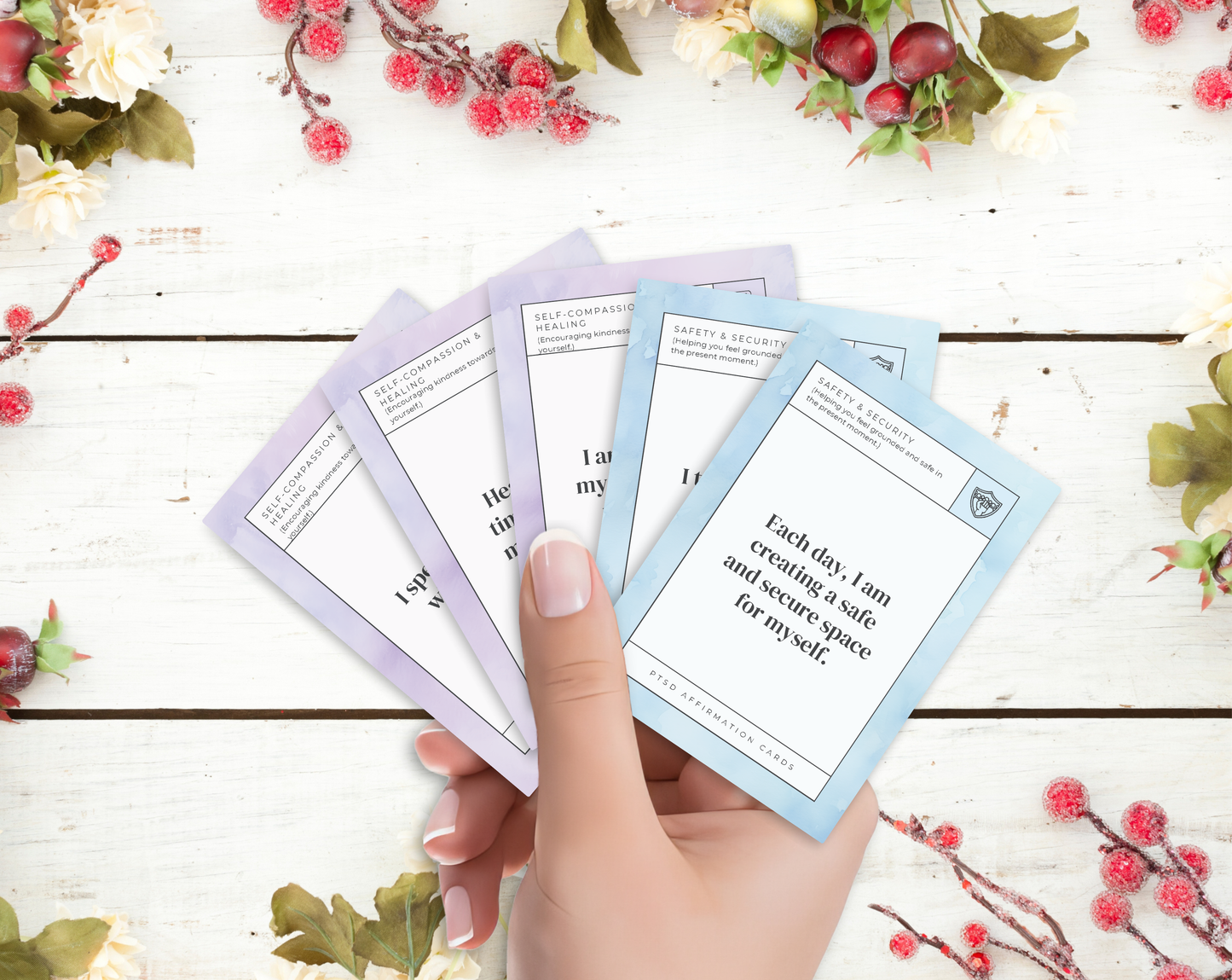 30 PTSD Affirmation Cards